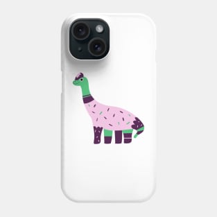 Cartoon Brachiosaurus Phone Case