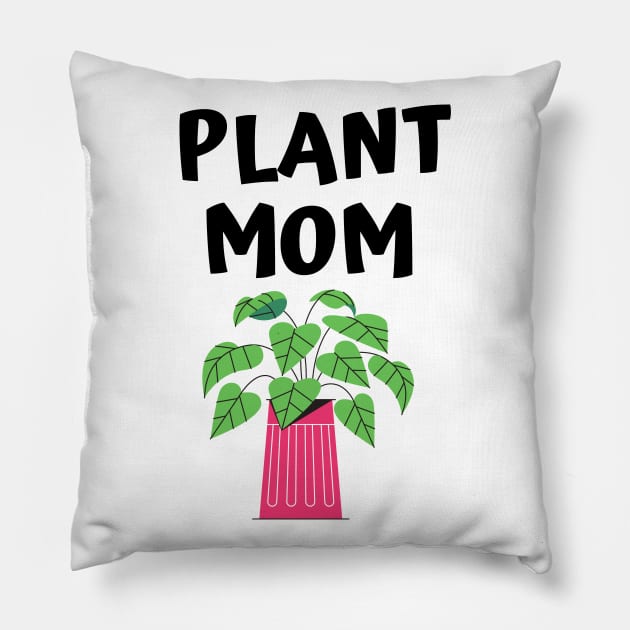 Plant Mom Pillow by Kraina