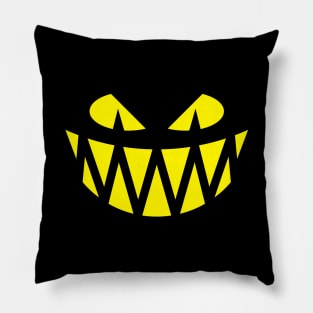 Halloween Fright (Jack O’Lantern / Smile / Teeth / Yellow) Pillow