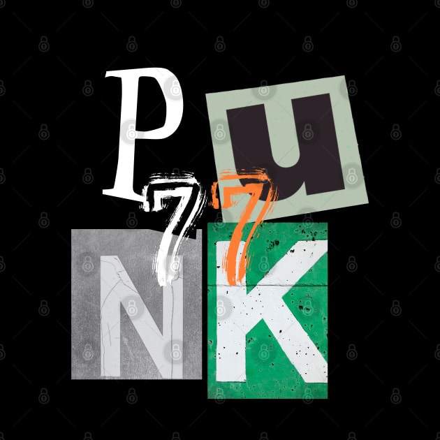 PUNK ROCK 77 COLORFUL CLIP ART by DAZu