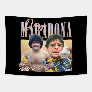 Diego Maradona / Retro 90s Aesthetic Tapestry