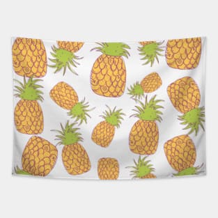 Golden pineapple design 101 Tapestry