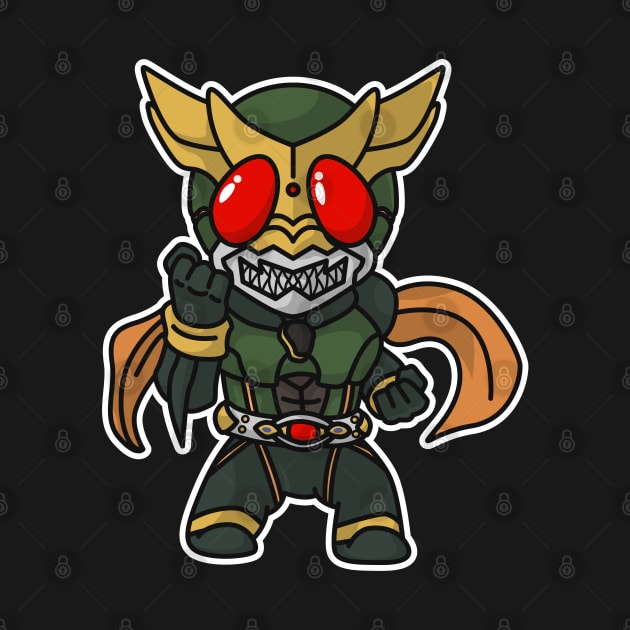 Kamen Rider Another Agito Chibi Style Kawaii by The Toku Verse