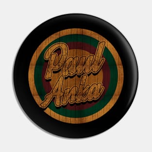 Circle Retro Paul Anka Pin