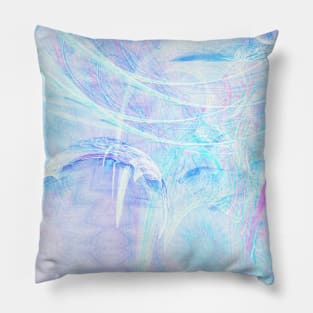 Abstract fractal faerie worlds Pillow