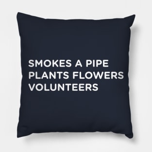 Pipe Smoker Who...  design no. 3 Pillow