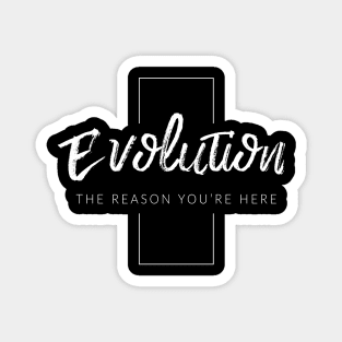 Evolution: The Reason You're Here Magnet