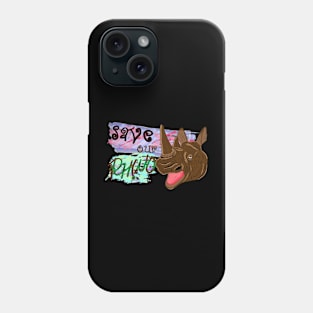 Save Our Rhino Phone Case