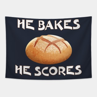 Sourdough Bread Baker , Maker He Bakes He Scores Tapestry