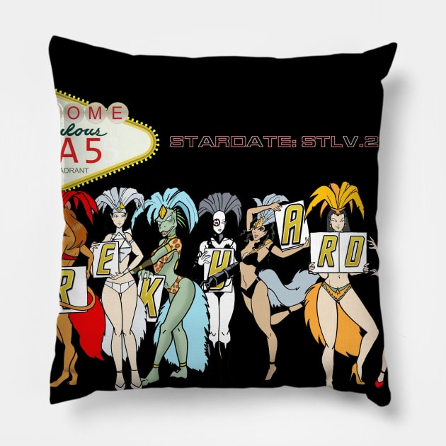 Trekyards 2019 Vegas Showgirls Line-Up Pillow by Trekyards