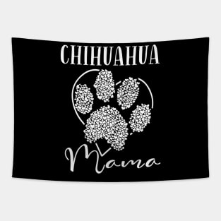 Chihuahua Mama Dog Paws Tapestry