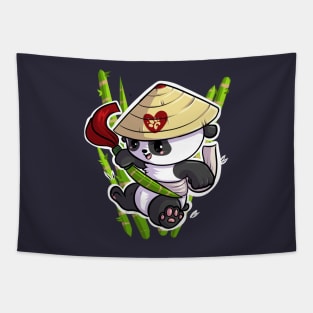 Ninja Panda Tapestry