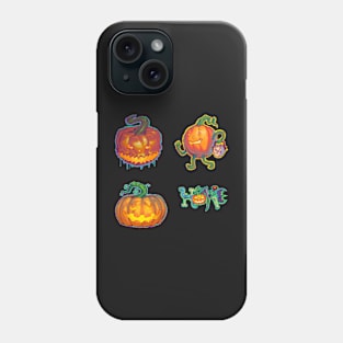 Halloween Jack O' Lantern Sticker Pack Phone Case