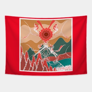 the harsh sun Tapestry