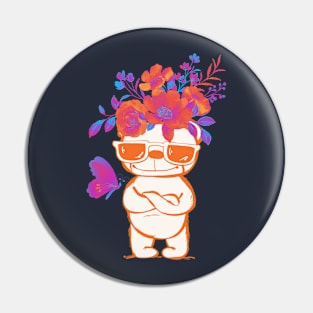 Dog Flora, Funny dog Pin