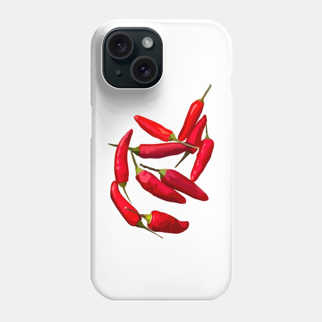 Jalapeño spiciness! Phone Case by emiliapapaya