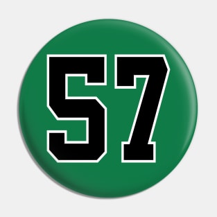 Number 57 Pin