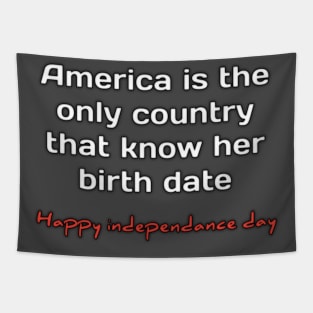 Happy independance day Tapestry