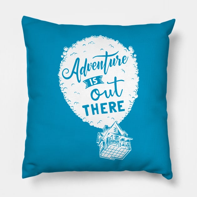 Adventure Is Out There Pillow by dlo168