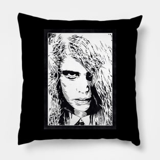 LIVING DEAD GIRL - Night of the Living Dead (Black and White) Pillow