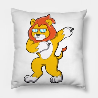 Lion at Hip Hop Dance Pillow