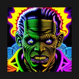 Retro SciFi Monsters: Trippy Horror 237 T-Shirt