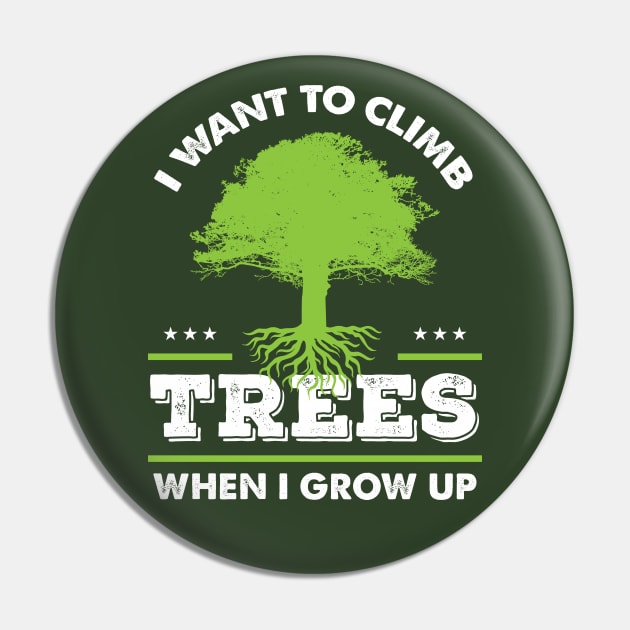 Funny Arborist Tree Trimmer Climber Gift Idea Pin by Fresan