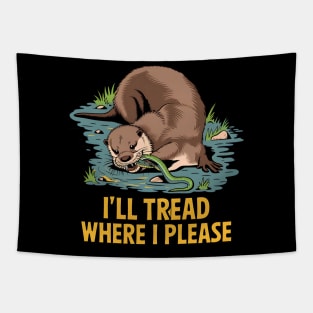 I Will Tread Where I Please Tapestry