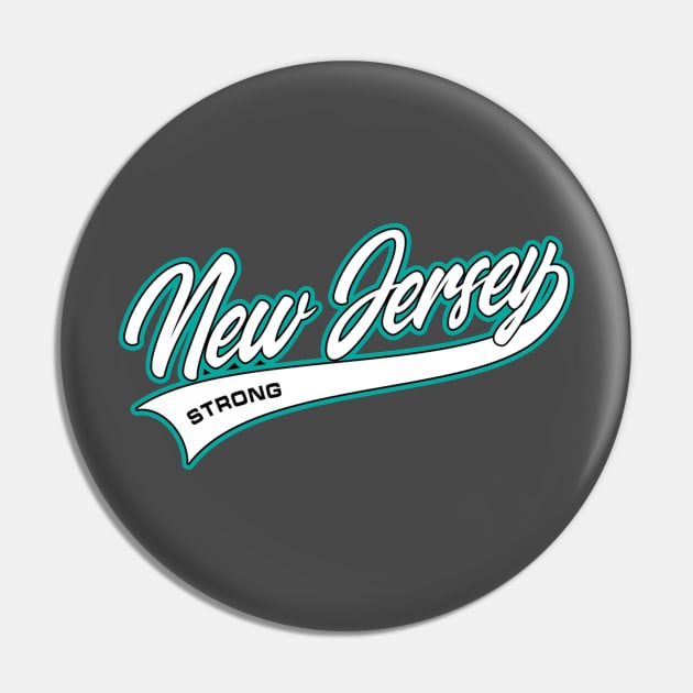 New Jersey Strong Pin by PRINT-LAND