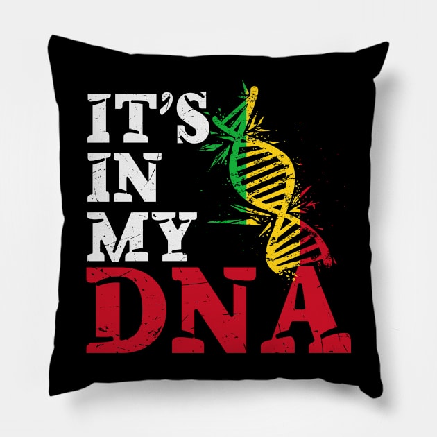 It's in my DNA - Mali Pillow by JayD World