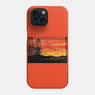 Sunset on the Mountain Phone Case