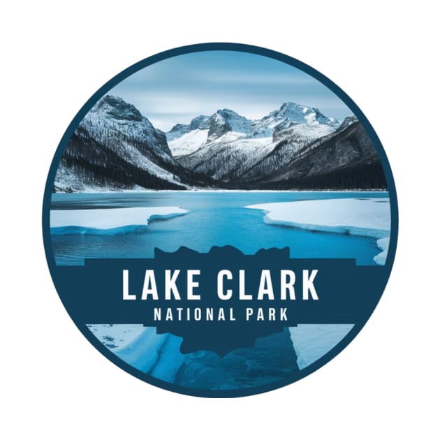 Lake Clark Round Emblem by Perspektiva
