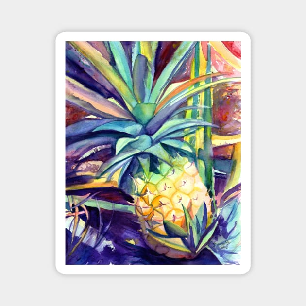 Kauai Pineapple 4 Magnet by KauaiArtist