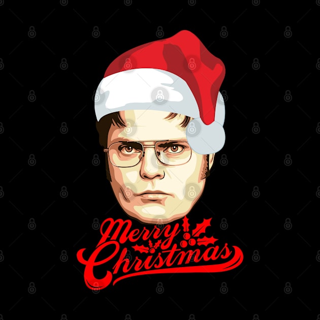 Dwight Schrute Christmas by Amadeus Co