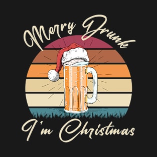 Merry Drunk I'm christmas T-Shirt