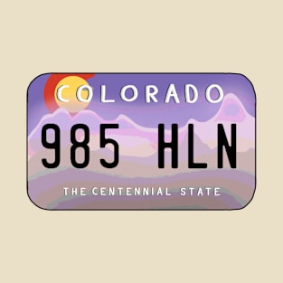 Colorado License Plate T-Shirt