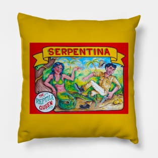 Serpent Girl Pillow