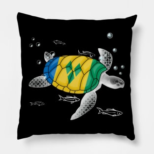 Saint Vincent and the Grenadines Turtle Pillow