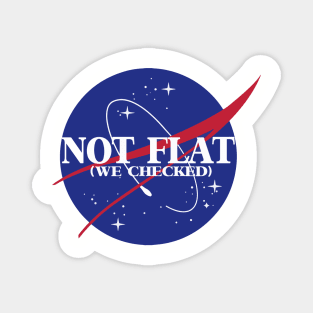 not flat (we checked) Magnet