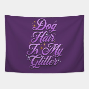 Dog Hair Glitter Tapestry