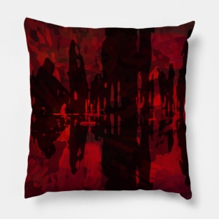 Red Chaos Pillow