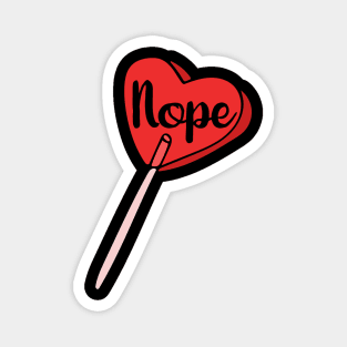 NOPE heart sucker Magnet