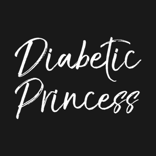 Diabetic Princess for Girls Cute Type 1 Diabetes T-Shirt