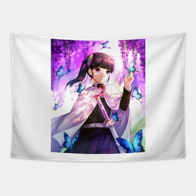 Sword Master Kanao Tapestry by Valoka