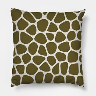 Green Animal Print Pattern Mask Pillow