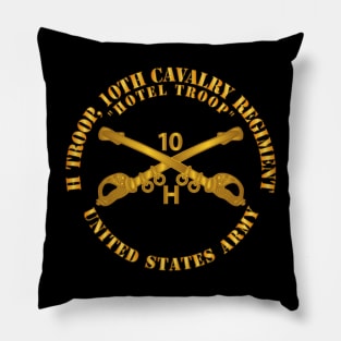 H Troop 10th Cav Regt  w Cav Br Pillow