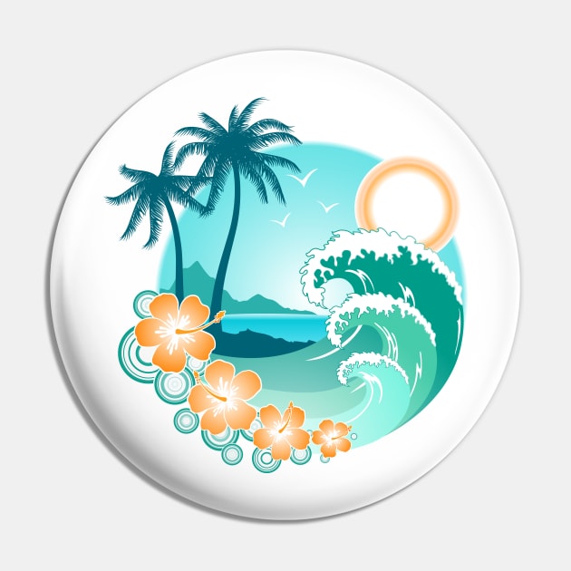 Hawaiian Island Pin by Makanahele