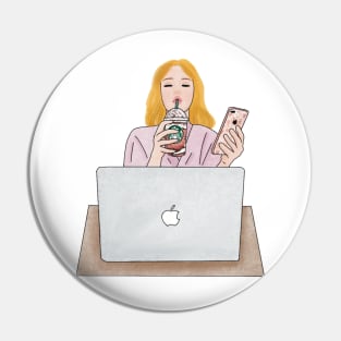 Working girl Pin