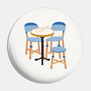 Parisian Cafe Chairs, Paris, France 2 Pin