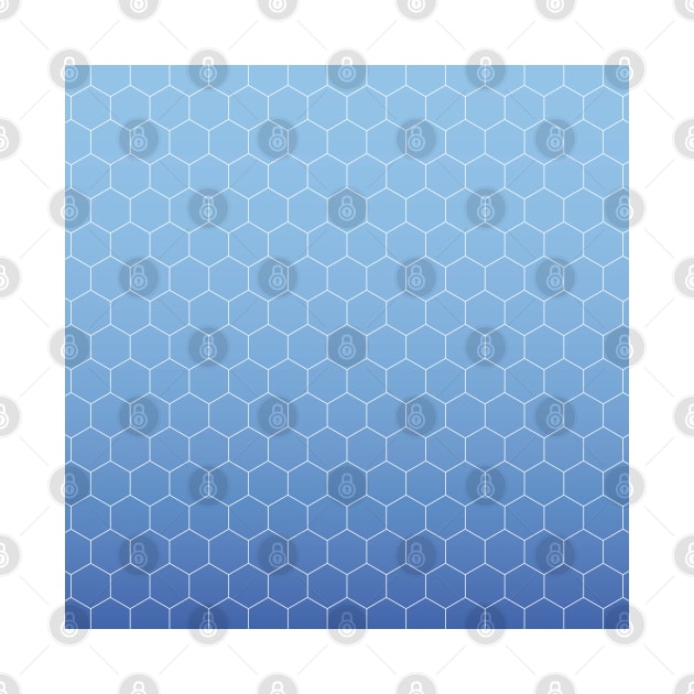 Blue honeycomb by AtelierNab